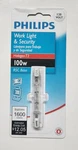 New Philips 100w 120v Clear Rsc Base T3 Work Light & Security Bulb. Fixed Price $6.95.