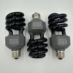 Lot Of 3 Sunlite Sl20blb 20 Watt Black Light Blue Spiral Cfl Bulbs. Fixed Price $33.00.