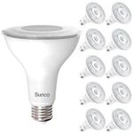 Sunco 10 Pack Par30 Long Neck Led Bulb, Indoor/outdoor Flood Light, 11w (75w .... Fixed Price $63.60.