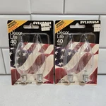 4 Pcs Sylvania 40b10c/bl/ 120v Multi Use Bent Tip Light Bulbs. Fixed Price $16.87.