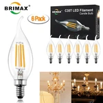 6/12 Pack Dimmable E12 Led Candle Light Bulbs Vintage Chandelier Candelabra Bulb. Fixed Price $18.99.