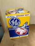 Ge Hardglass Infrared Heat Lamp 5" Round Bulb 250 Watt -nos- --------------31. Fixed Price $19.95.
