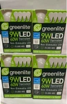 4 X 4pack Greenlite 9w Led 60w Non-dimmable 25,000 Hours Energy Star Light Bulbs. Fixed Price $20.88.