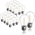 Jslinter 48-pack Led 1w String Light Bulbs, 48 Count (pack Of 1), Warm-white. Fixed Price $53.78.