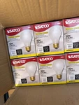 8 Cs /60 2pack Satco S3927 60 Watt Frosted Shatterproof Incandescent Bulbs. Fixed Price $600.00.