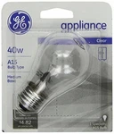 Ge 15206, 40-watt, Appliance Bulb, Medium Base, A15 Bulb Shape, 1-pk, 120-volt. Fixed Price $7.12.