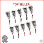 Gutreise 10 Pack Led Screw-mount E10 Small Bulbs Holder With Wire Socket For Hom. Fixed Price $12.75.