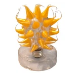 2003 Niop Sculpted Silicone Series #6116 Gold Spikes Light Bulb 130v Med. Base. Fixed Price $16.99.