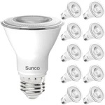 Sunco 10 Pack Par20 Led Bulb,track Light Bulbs Flood Lighting Indoor Outdoor,.... Fixed Price $46.20.