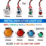 Metal Indicator Light Led Waterproof Small Line Power Signal Ac/dc 3v-220v. Fixed Price $51.80.