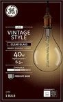Ge Large Vintage Warm Candle Light Led Ps52, 6.5 Watt, 350 Lumen, Clear Glass,. Fixed Price $24.77.
