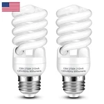 Barfelty Cfl Light Bulbs E26 Base T2 Spiral 13watt 60watt Equivalent Soft White. Fixed Price $20.90.