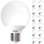 12 Pack Vanity Globe Light Bulbs G25 Led 40w Equivalent 6w, 4000k Cool White,dim. Fixed Price $48.37.
