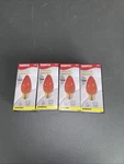 4 New Satco 25w Amber Light Bulb Free Shipping. Fixed Price $15.00.