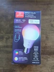 Globe Electric 50589 Color-changing A19 Led Smart Light Bulb Wi-fi. Fixed Price $12.00.