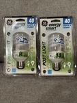 Ge Energy Smart Post Light 14w (40w Equiv) 750 Lumens 2700k Outdoor (lot Of 2). Fixed Price $19.99.