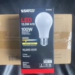 Satco Led Light Bulbs S12434 Filament 120v/13.5w/med/3000k/ 6 Per Pack. Fixed Price $40.00.