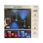 Atomi Smart Wifi Outdoor Wall Light 2 Pack Led Color Changing Alexa Google. Fixed Price $39.99.