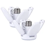 Rieyue 2 Pack Led Light Bulb 35 Watt (150w Equivalent), Mini Garage Light.... Fixed Price $20.76.