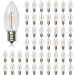 Myemitting Waterproof C9 Replacement Led Light Bulbs 0.6w Equivalent To 7w, Whi. Fixed Price $43.72.