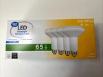 Great Value Led Br30 Floodlight Bulbs 9w 65w Soft White 4-pack Open Box. Fixed Price $12.00.