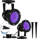 12w Led Black Lights,outdoor Blacklight For Landscape Lighting,120v. Fixed Price $39.65.