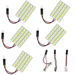 Ym E-bright 5-pack White 5050 24smd Led Panel Dome Light Lamp Assorted Sizes. Fixed Price $16.85.