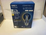 Cree 60-watt Clear A19 Shape Smart Led Light Bulb W/standard Medium Base. Fixed Price $12.99.