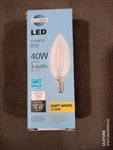 Brand New Earthbulb Led 40-w Candelabra Dimmable Soft White 330 Lumens. Fixed Price $4.00.