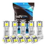 Marsauto 194 Led Bulb Pack Of 10 Xenon White 400 Lumens T10 Replacement Bulbs. Fixed Price $16.89.
