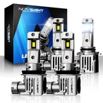 Novsight 9005 H11 Combo Led Headlights Bulbs High Low Beam Ultra Bright White 4x. Fixed Price $34.10.