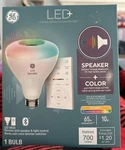 Ge Led+ Speaker And Color Changing Indoor Floodlight Bulb Remote. Fixed Price $21.00.