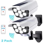 2pc Solar Motion Sensor Lights Outdoor Wireless 77 Led Flood Security Spotlights. Fixed Price $14.99.