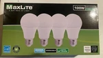 Maxlite E15a19d50/4p A19 100w Daylight 5000k Dimmable Led Bulbs - 4 Pack. Fixed Price $11.49.