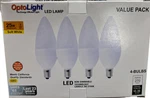 Lot X 5 4 Packs 20 Bulbs Opto Led Light B11 E12 Chandelier Candle Lamp 3w =25w. Fixed Price $19.98.