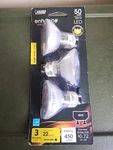 3 Pack Feit Electric Mr16 Gu10 Led Bulb Bright White 50w Bpmr16ifgu500930ca/3. Fixed Price $11.90.