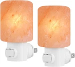 Syntus 2 Pack Himalayan Salt Lamp Natural Crystal Light Glow Hand Carved Ni. Fixed Price $49.70.