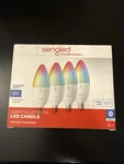 Sengled Smart Candle Light Bulbs, E12, 4pk Color Changing Alexa. Fixed Price $24.99.