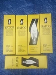 5 Satco S3275 40 Watt 120v Candle Tip Candelabra Base Light Bulbs Tested. Fixed Price $25.00.