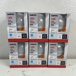 Lot Of 6 Satco 6w 40w G25 Led Globe Bulb Medium Base 2700k Warm White Frosted. Fixed Price $55.00.