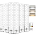 Ezvalo 6-pack Under Cabinet Lighting, 2000mah Rechargeable 6 Pack, White. Fixed Price $63.78.
