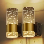 L Lohas Led Night Lights Plug Into Wall, 2 Pack Acrylic Light,dimmable Nig. Fixed Price $39.78.