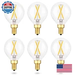Eq Lighting Vintage E12 Led Ceiling Fan Bulb Dimmable 2w Globe G16.5. Fixed Price $35.39.