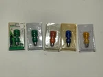 Eco Bulb Party Bulbs, Green, Orange, Blue, Yellow Lot - Used. Fixed Price $40.00.