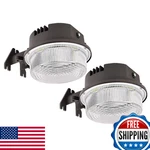 Szgmjia 2-pack Led Barn Light 50w 6500lm Dusk To Dawn Yard Lighting Photocell. Fixed Price $94.77.