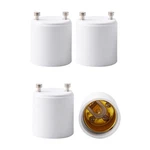 4 Pack Jackyled Gu24 To E26 E27 Adapter, Heat Resistant Up 4-pack, White. Fixed Price $18.55.