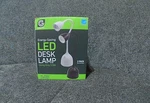 Led Desk Lamp, 3.5w, Black, Greenlite, 19'' Tall Flexible Neck, Sturdy Base.. Fixed Price $16.00.