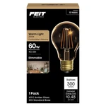 Feit Electric At19/vg/led Amber Soft White 2100k 300 Lm. A19 E26 Led Bulb 60w. Fixed Price $9.83.