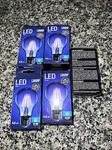 Feit Electric A19/tb/led Filament A 19 Dimmable Blue Led Light Bulb, 4.5 W. Fixed Price $35.00.