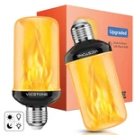 Dusk To Dawn Led Flame Light Bulbs Outdoor 4 Modes Flickering With Upside Down. Fixed Price $36.37.